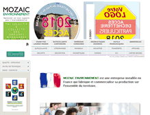 Tablet Screenshot of mozaic-environnement.com